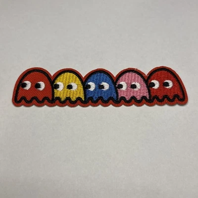 Iron Sew On Patch - PAC Man Ghosts - Image 1 of 3