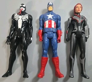 Lot of 3 Action Figures Hero Fighter Bots Superheroes 10-12 " Mixed Toy Bundle - Picture 1 of 2