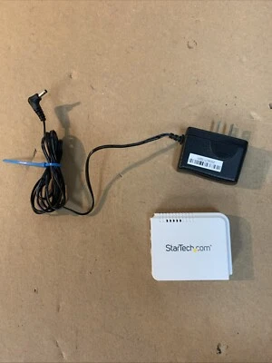 StarTech.com 1 Port USB Wireless N Network Print Server 10-100 Mbps Ethernet - Image 1 of 3