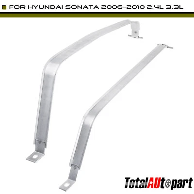 2x Correa de tanque de combustible para Hyundai Sonata 06-10 L4 2.4L V6 3.3L sedán gris gasolina Foto 1 de 4