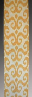 11 Yard HAND MADE UZBEK Natural SILK IKAT ADRAS FABRIC #7394 - Image 1 of 4