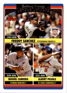2006 Topps Update #211 F.Sanchez Miguel Cabrera Albert Pujols - Picture 1 of 2