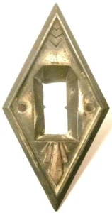 vintage RCA RADIOLA 33 - PIASTRA FRONTALE STAZIONE non metallica con VITI ORIG - Foto 1 di 2