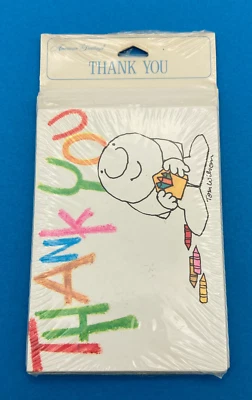 De colección ZIGGY American Greetings Paquete de 8 Tarjetas de Agradecimiento Color Me Feliz SELLADO Foto 1 de 4