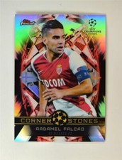 2018-19 Topps Finest UEFA Champions League Cornerstones #FC-RF Radamel Falcao