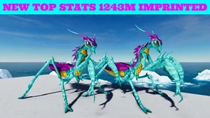 🔥ARK Survival Ascended PvE PC/XBOX/PS5 NUOVO Top Stats Mantis 1243m Stampato ASA - Foto 1 di 7