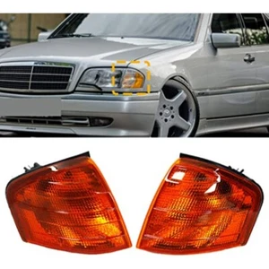 Turn Signal Corner Light Lamp Replacement for  Mercedes-Benz W202 1993-2000(L+R) - Picture 1 of 7