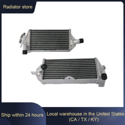 Radiador completo de aluminio para Kawasaki KX500 1988-2004 2003 2002 2001 2000 (L&R) Foto 1 de 4