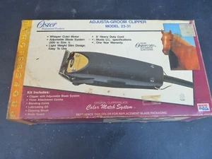 OSTER ADJUSTA-GROOM CLIPPER MODEL 23-31 for HORSES and DOGS - Picture 1 of 7
