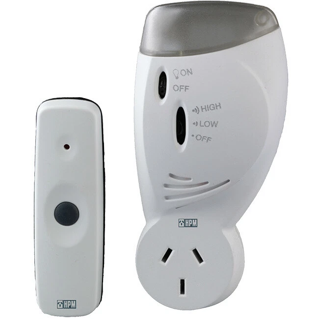 HPM D641/PIFL  70M 240V Wireless Door Chime With Flashing Light 240V Door Chime - image 1 of 1