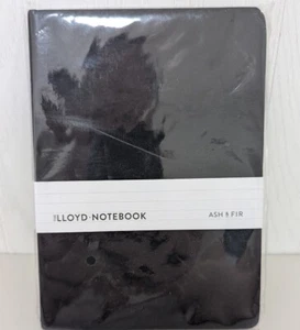 Quaderno Ash & Fir The Lloyd 192 pagine nero nuovo venditore USA spedizione gratuita - Foto 1 di 2