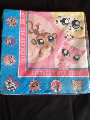 Littlest Pet Shop Napkins (16) NEW
