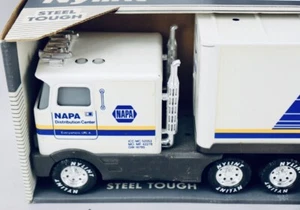 1991 Nylint Steel Tough Sound Machine Semi NAPA Tractor-Trailer White, NIB - Picture 1 of 8