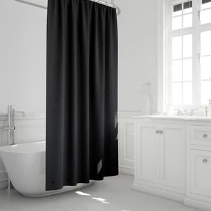 Paquete de 1/2 cortinas de ducha de vinilo de plástico resistente al moho magnético - Imagen 1 de 27