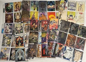 Juego completo de tarjetas coleccionables 1995 de Michael Kaluta serie 2; arte fantástico no deportivo - Imagen 1 de 5