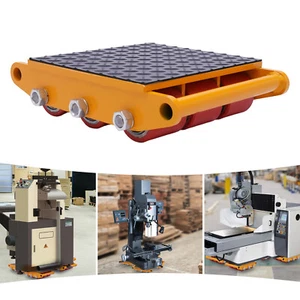15 Ton Machinery Mover Machine Dolly Skate Machinery Roller Mover Cargo Trolley - Picture 1 of 11