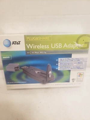 AT&T Plug and Share Wireless USB Adapter 6602G New Sealed - Image 1 of 3