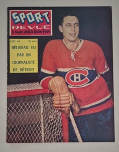 REVISTA VINTAGE SPORT REVUE (SEPTIEMBRE 1960) MONTREAL JEAN BELLEVEL   - Imagen 1 de 4