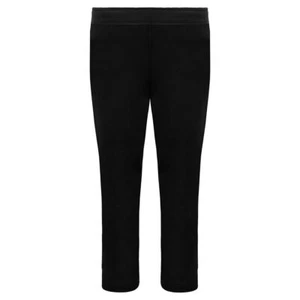 Nike Graphic Logo Stretch Waist Black Plain Kids Leggings HA3693 095 - Picture 1 of 3