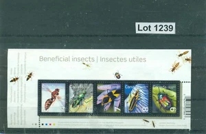#1239-CANADA-Beneficial Insect Mini sheet-Used- - Picture 1 of 1