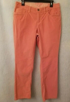 Pantalones de pana Sonoma para mujer talla 10P 10 Petite naranja ajuste original Foto 1 de 4