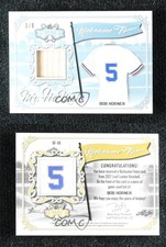 2021 Leaf Lumber Nickname Fame Relics Platinum /6 Bob Horner #NF-06
