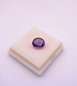 7.42 CT BEAUTIFUL AMETHYST OVAL SHAPE LOOSE GEMSTONE - Picture 1 of 4