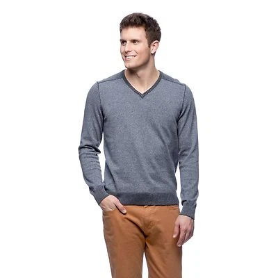 NUEVO Suéter Cullen C/89MEN XXLarge/Denim Marl Combo Cuello en V Manga Larga F143201 Foto 1 de 4