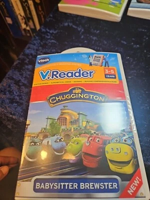 V Reader Interactive Reading Book System Chuggington Babysitter Brewster By Vtec - Image 1 of 3