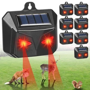 Solar Nocturnal Animal Repeller Outdoor Predator Lights for Chicken Coop Coyo... - Picture 1 of 9