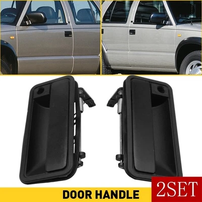 Manija de puerta exterior para 88-99 Chevrolet C1500 K1500 88-00 C2500 Tahoe delantero 1/2 juego Foto 1 de 4
