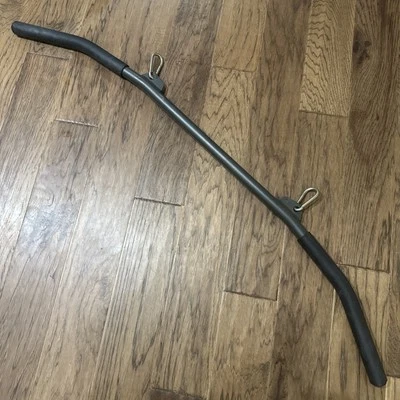 Bowflex Lat Pull Down Bar OEM D-Ring Ultimate 2 Xtreme w/ Clips FREE SHIPPING - Image 1 of 4