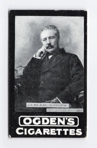 1901 Ogdens General Interest Series A General Gordon #10 Tobacco Vintage Card - Picture 1 of 2