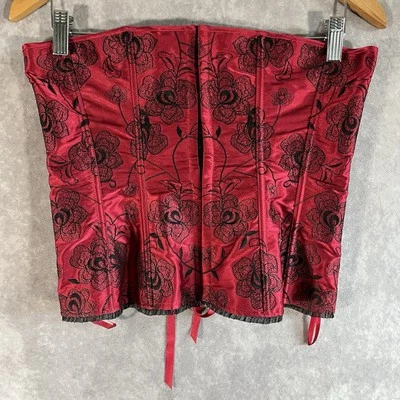 Corsé vintage Fredericks of Hollywood para mujer 34 rojo bustier sin tirantes moldeado Foto 1 de 4