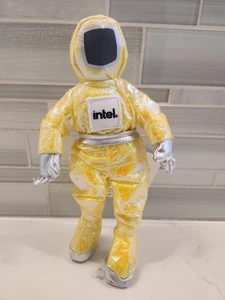 Intel BunnyPeople 8" Yellow Clean Room Bunny Suit Plush Doll Chip Maker Souvenir - Picture 1 of 12