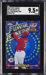 2000 TOPPS CHROME ALL-STAR RC TEAM, REFRACTOR #RT7 KEN GRIFFEY JR. SGC 9.5 - Picture 1 of 2