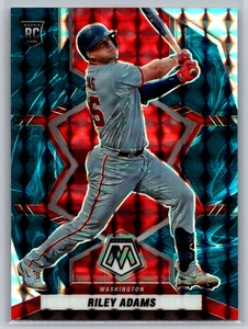 Riley Adams 2022 Panini Mosaic Genesis Rookie Prizm SP #253 Washington Nationals - Picture 1 of 2