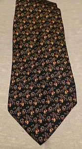 Corbata Salvatore Ferragamo 100 % seda flores caprichosa novedad - Imagen 1 de 5