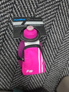 FuelBelt Sprint 10-Unzen Handfläche Wasserhalter mit Tasche (weiß/pink) - Bild 1 von 5