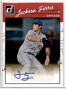 2023 Donruss Jackson Ferris Auto Chicago Cubs #90S-JF - Picture 1 of 2