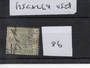 GB - Q. Victoria (A 86) - Valor 6d - Usado fiscalmente - SG Cat 240€ - Imagen 1 de 1