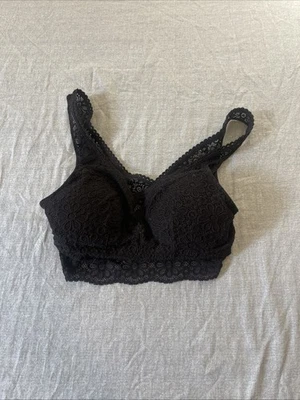 SO LACE PLUNGE LACE BRALETTE SOFT LACE BLACKINTIMATES  SIZE Medium - Image 1 of 4
