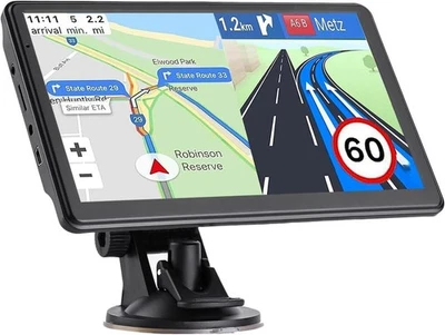 GPS Navigator for Car Truck RV, Latest 2025 Map, 7 inch Touch Screen Real Voice - Image 1 of 4