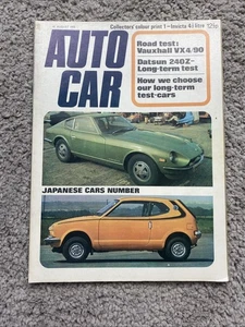 Autocar magazine August 1971 Featuring Japanese Cars Datsun 240Z BX 4/90 - Picture 1 of 7