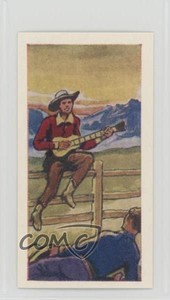 1961 Barratt The Wild West Series of 24 Tea The Singing Cowboy #17 z6d