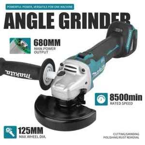 Makita DGA504Z 18V Li-ion Cordless 125mm 5" Brushless Angle Grinder - AU MODEL - Picture 1 of 8