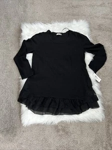 Style& Co. Sweater Mini Dress With Lacy Bottom $59 - Picture 1 of 13
