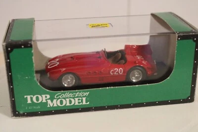 Top Model Collection - TMC 044 Ferrari 375 MM 1955 Shelby - 1:43s Red - Image 1 of 4