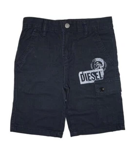 Diesel Boys Black Cargo Short Size 4 5 6 7 8 10 12 14 16 - Picture 1 of 2