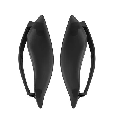 Deflectores de viento de aire de alas laterales de carenado de ala de murciélago ajustable para Harley FLHX FLHT Foto 1 de 4